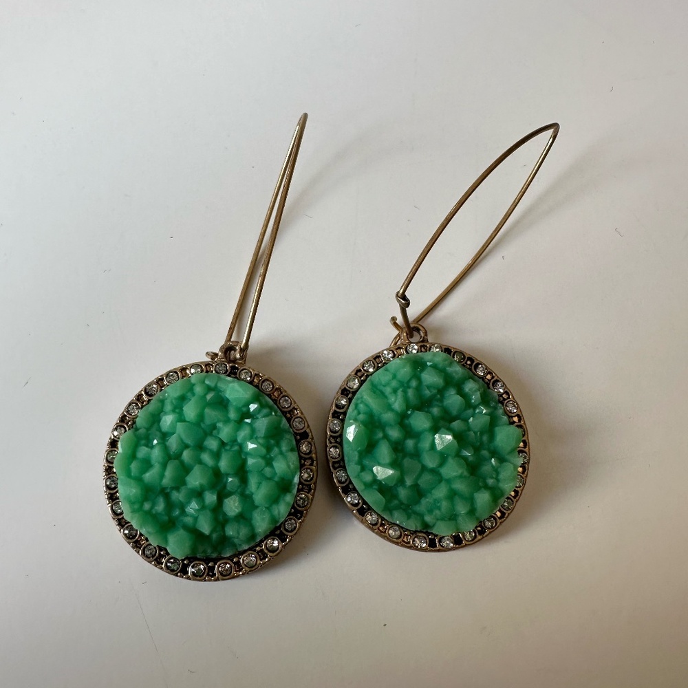Rachel Roy Turquoise Green earrings